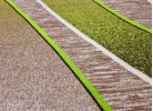 Мокетен килим ERIKA 8012 beige/green елипса